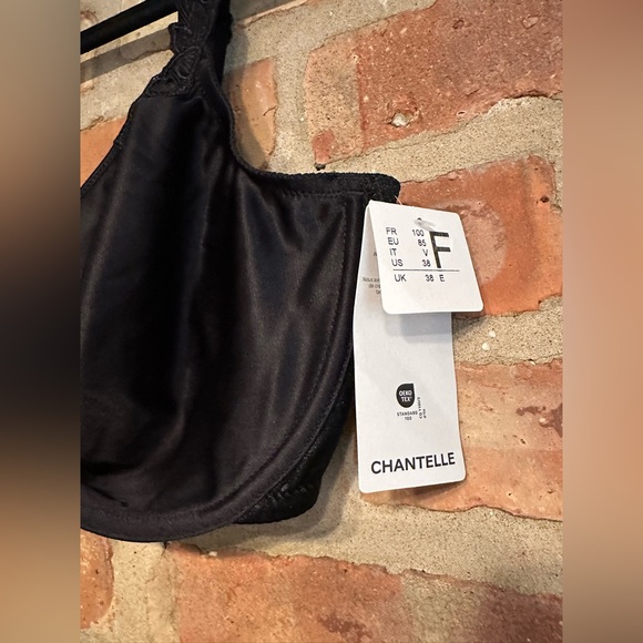 Chantelle Black Hedona Seamless Unlined Minimizer full coverage underwire bra - Picture 2 of 11